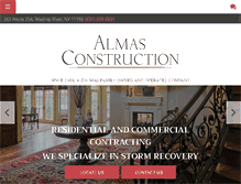 Tablet Screenshot of almasconstruction.com